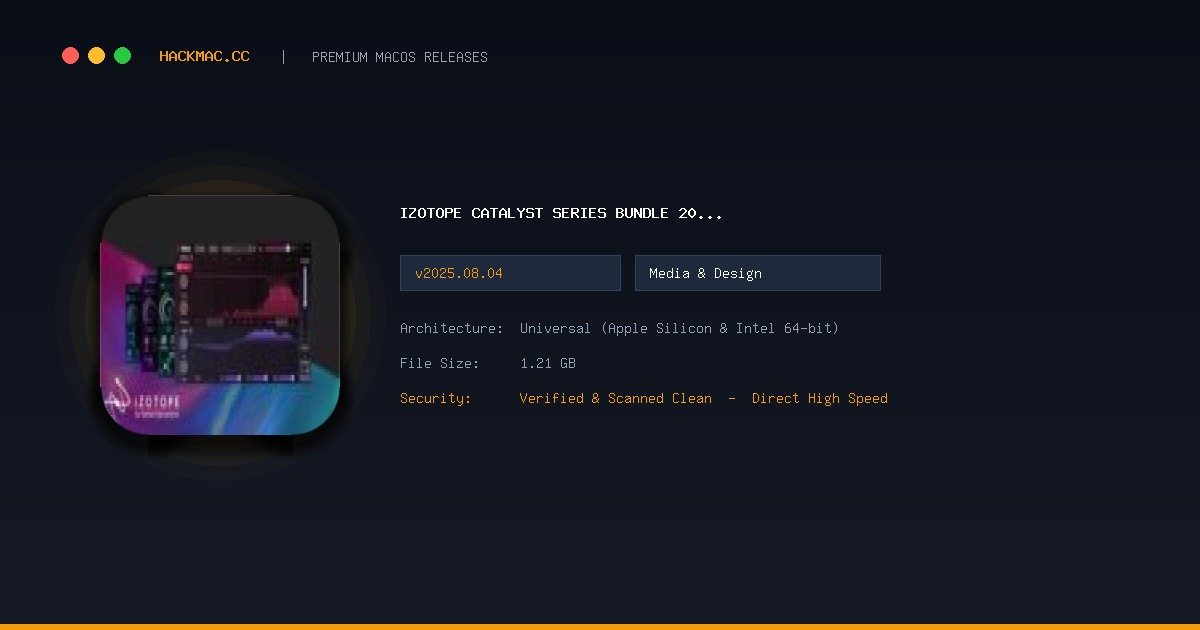 iZotope Catalyst Series Bundle 2025.08.04 screenshot