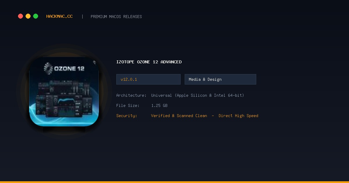 iZotope Ozone 12 Advanced screenshot