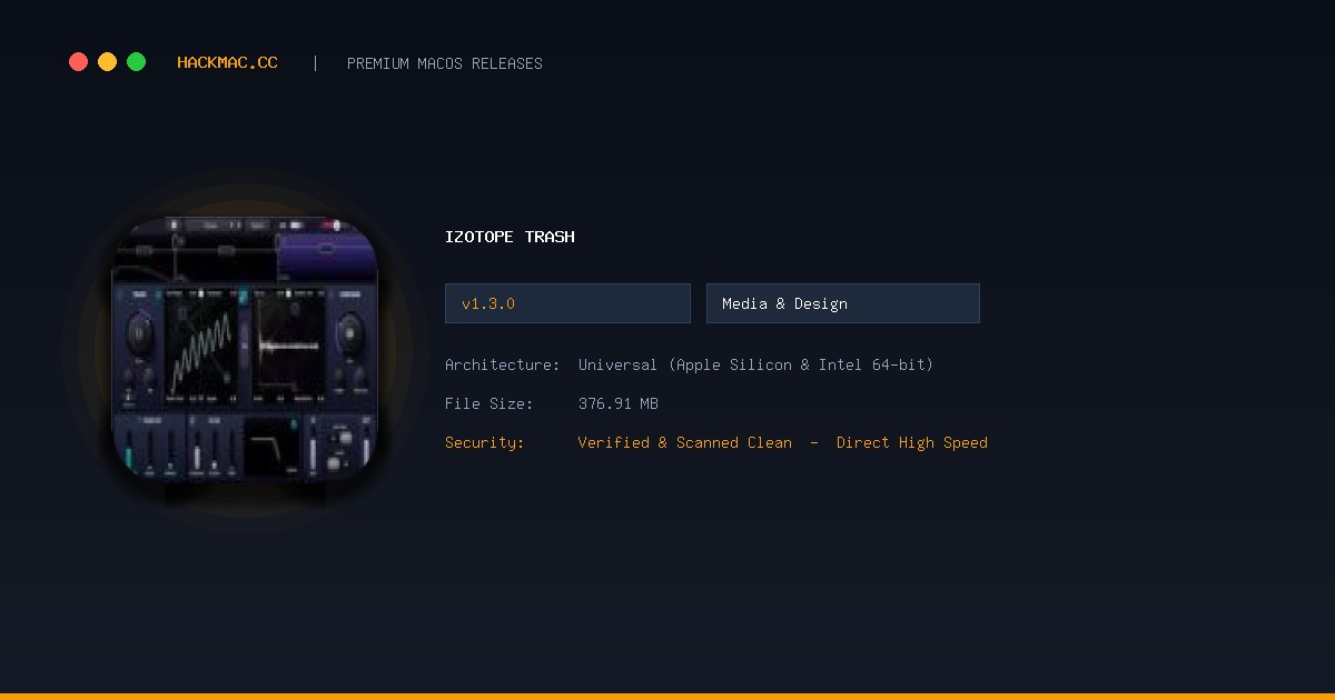 iZotope Trash screenshot