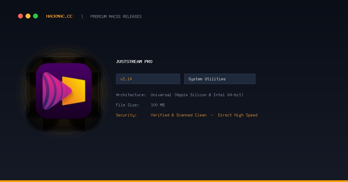 JustStream Pro screenshot