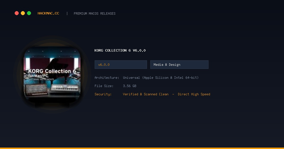 KORG Collection 6 v6.0.0 screenshot