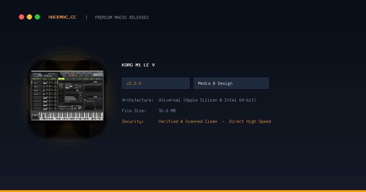 KORG M1 Le v screenshot
