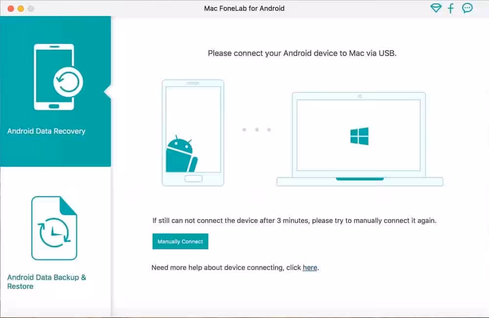 Mac FoneLab for Android Captura 1