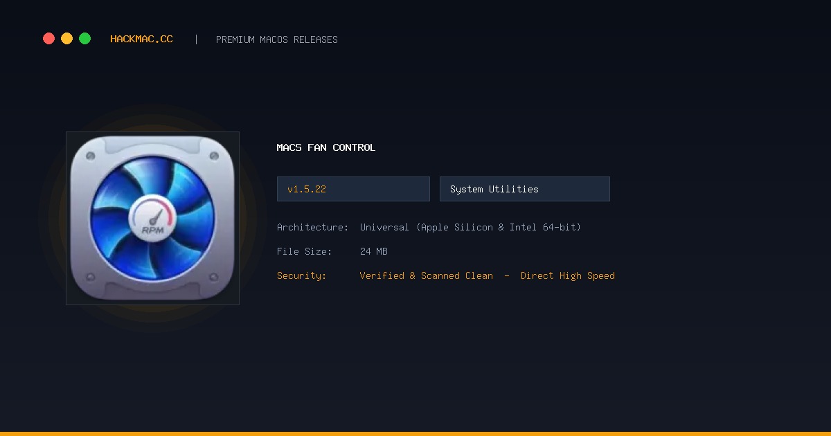 Macs Fan Control screenshot