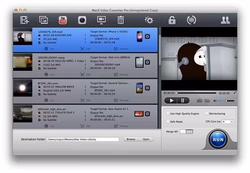 MacX Video Converter Pro Captura 1