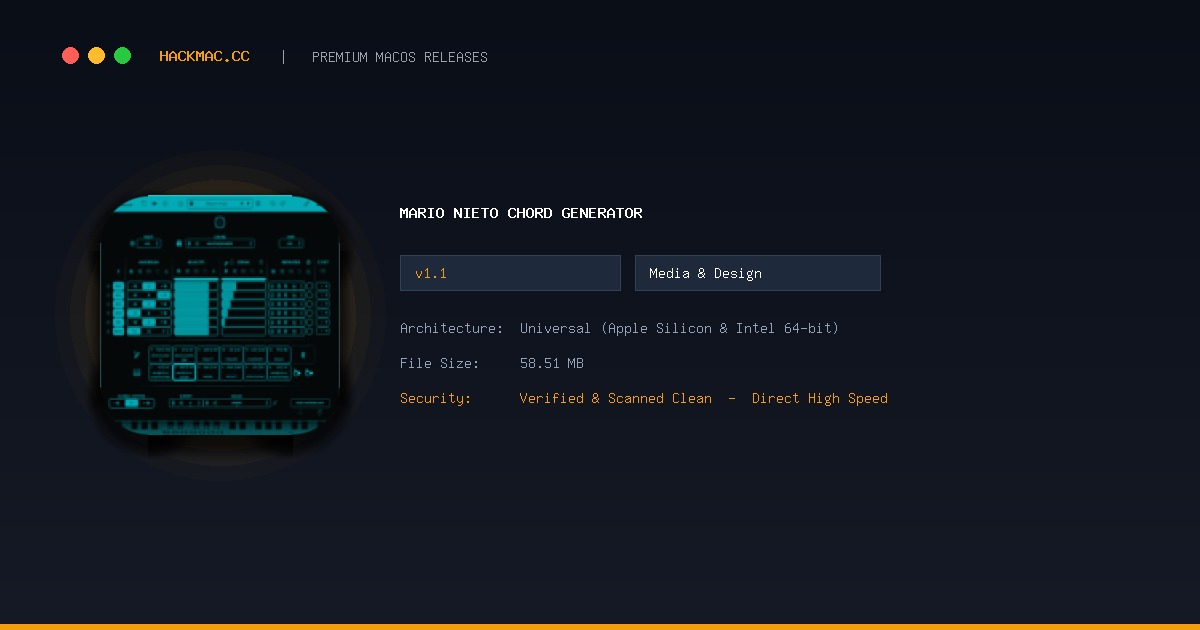 Mario Nieto Chord Generator screenshot