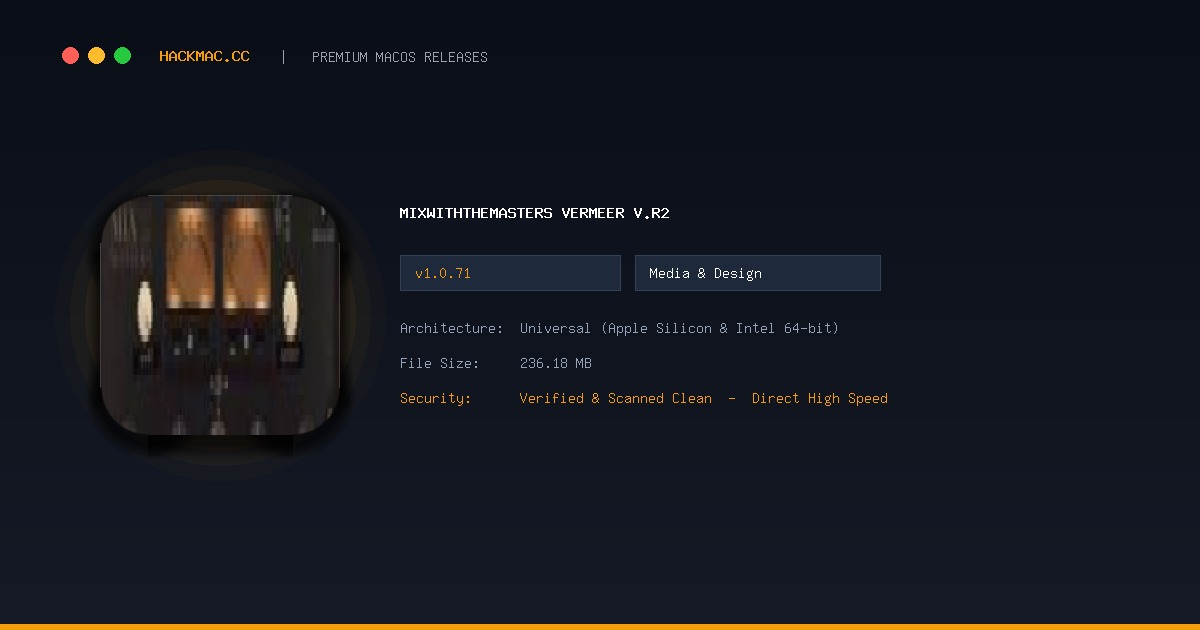 MixWithTheMasters Vermeer v.R2 screenshot
