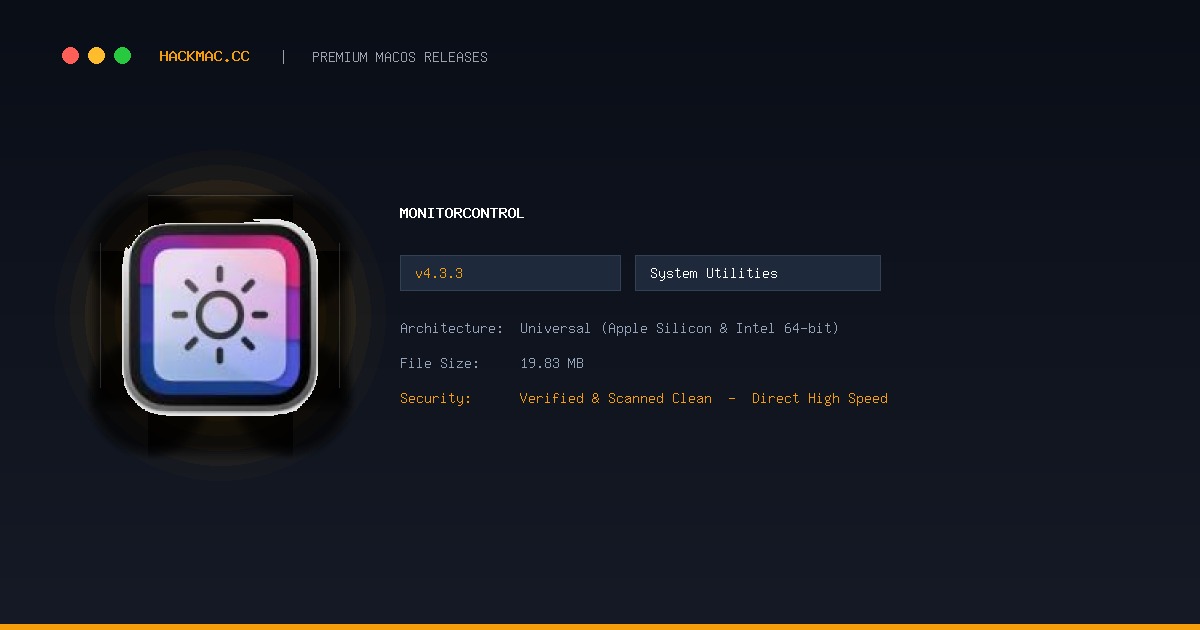 MonitorControl screenshot