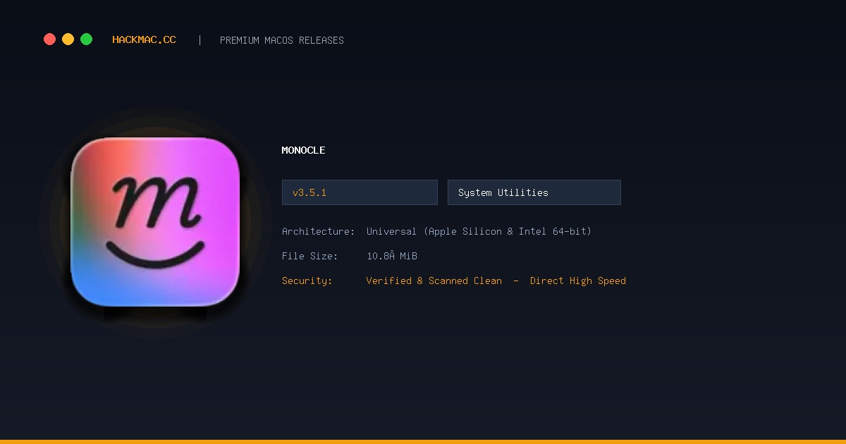Monocle screenshot