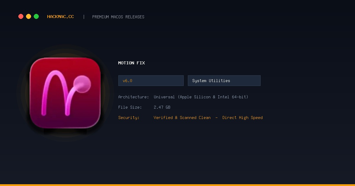 Motion fix screenshot