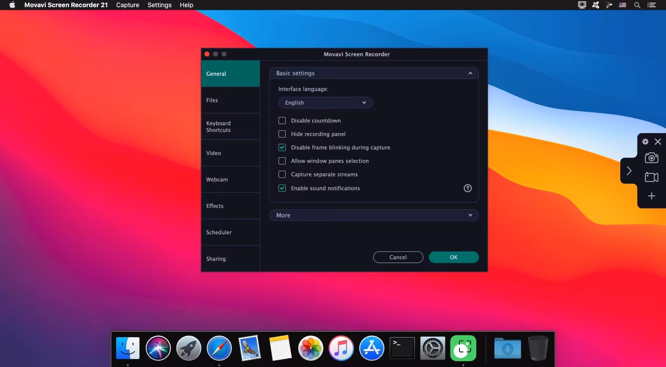 Movavi HD Screen Recorder Captura 1