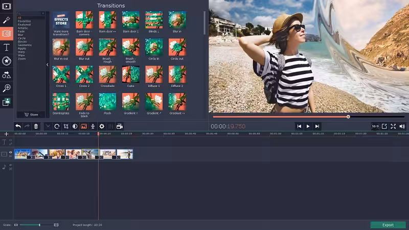 Movavi Slideshow Maker Captura 1