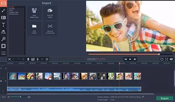 Movavi Video Editor Plus 2022 Captura 1