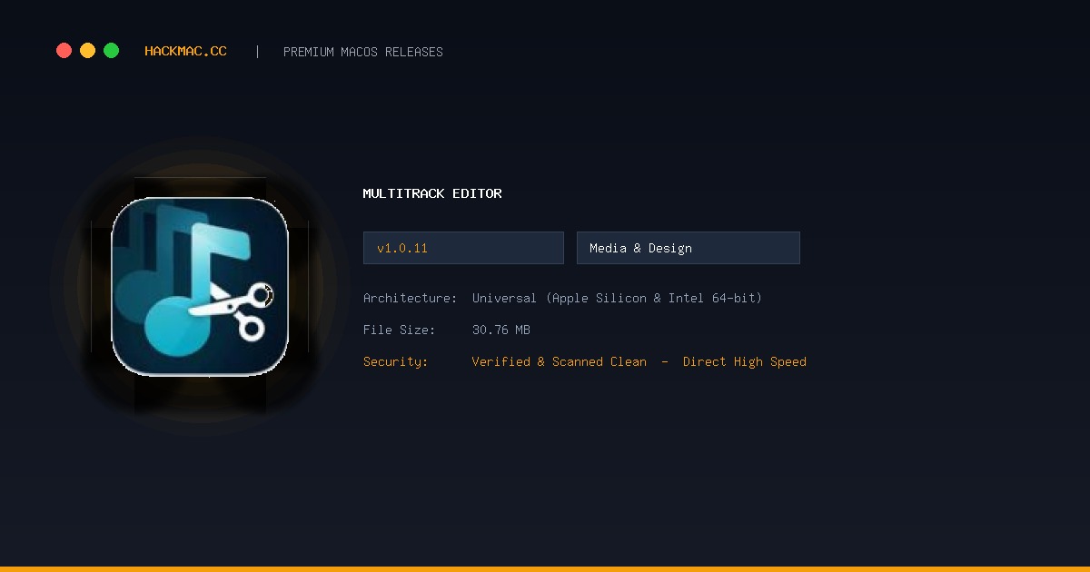 Multitrack Editor screenshot