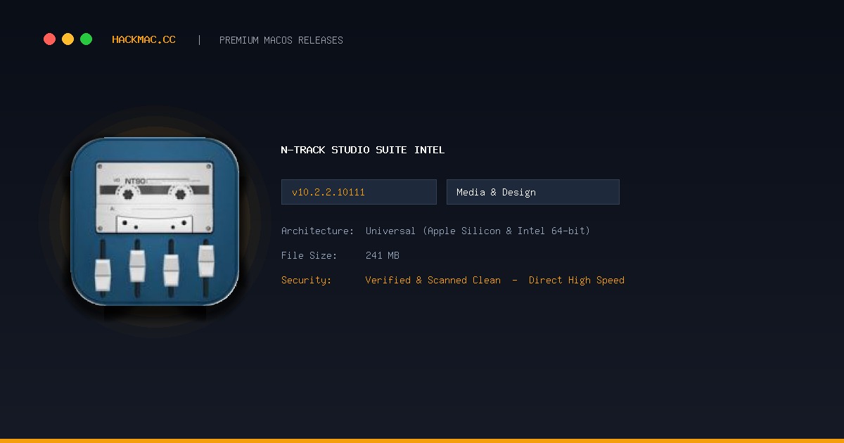n-Track Studio Suite INTEL screenshot