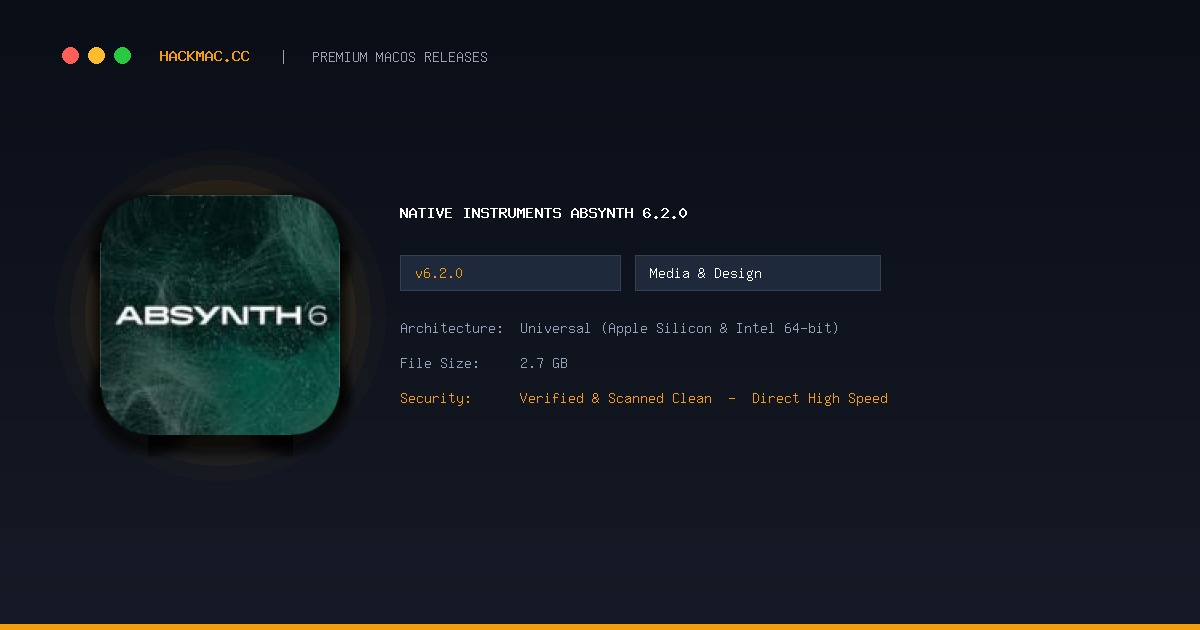 Native Instruments Absynth 6.2.0 screenshot