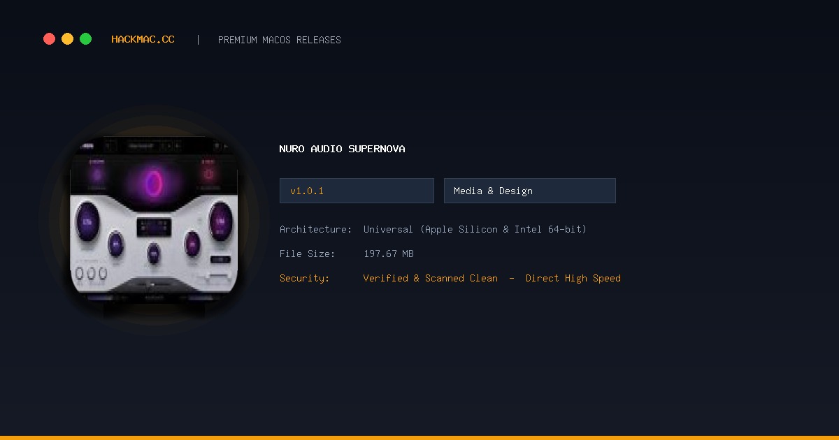 Nuro Audio Supernova screenshot