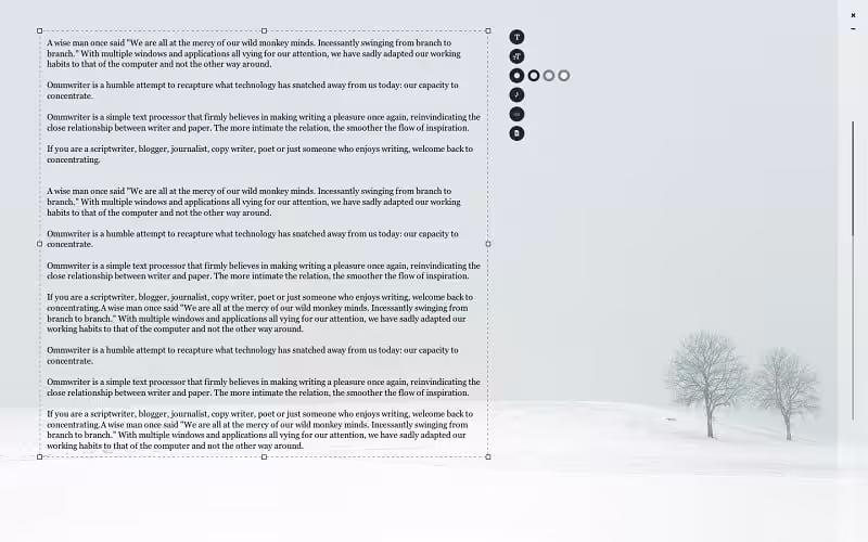 OmmWriter Captura 2