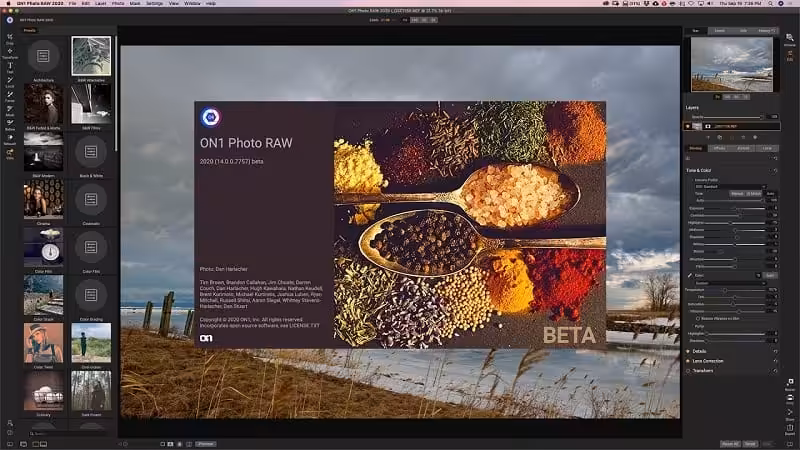 ON1 Photo RAW Captura 1