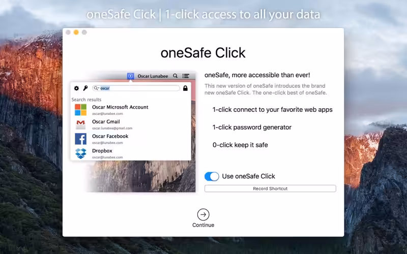 oneSafe Captura 2