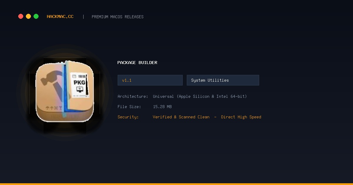 Package Builder screenshot