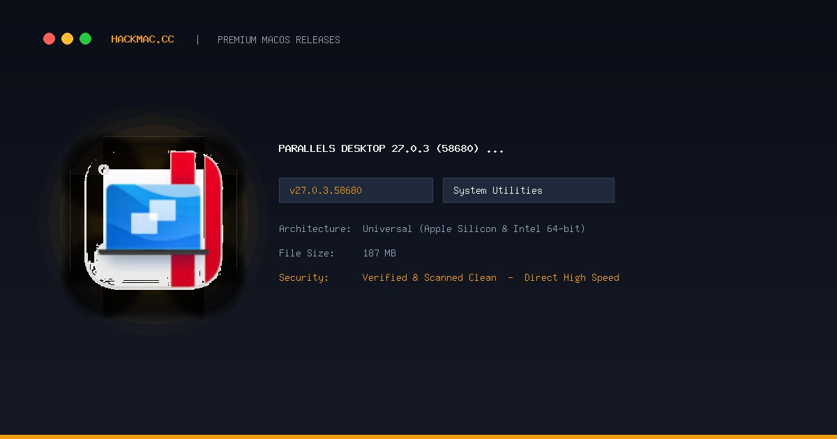 Parallels Desktop 27.0.3 (58680) (ARM only) screenshot