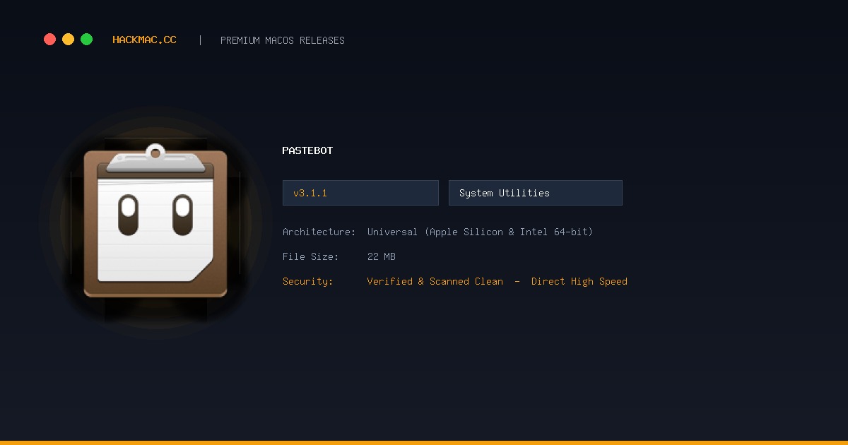 Pastebot screenshot