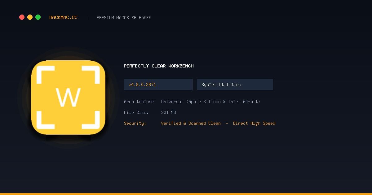 Perfectly Clear WorkBench screenshot
