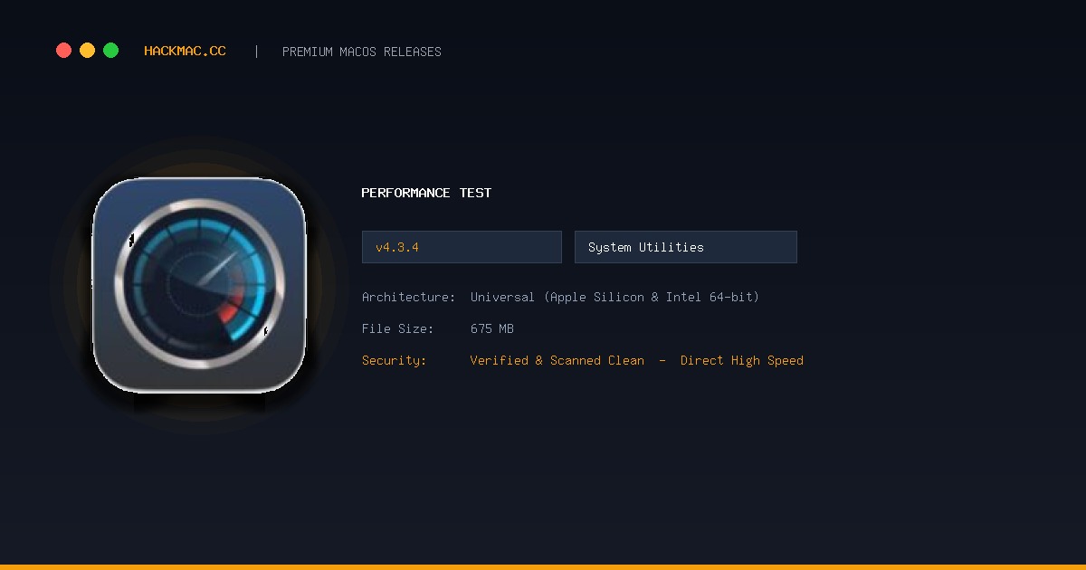 Performance Test screenshot
