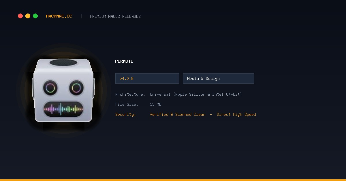 Permute screenshot