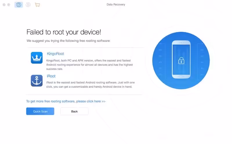 PhoneRescue for Android Captura 2