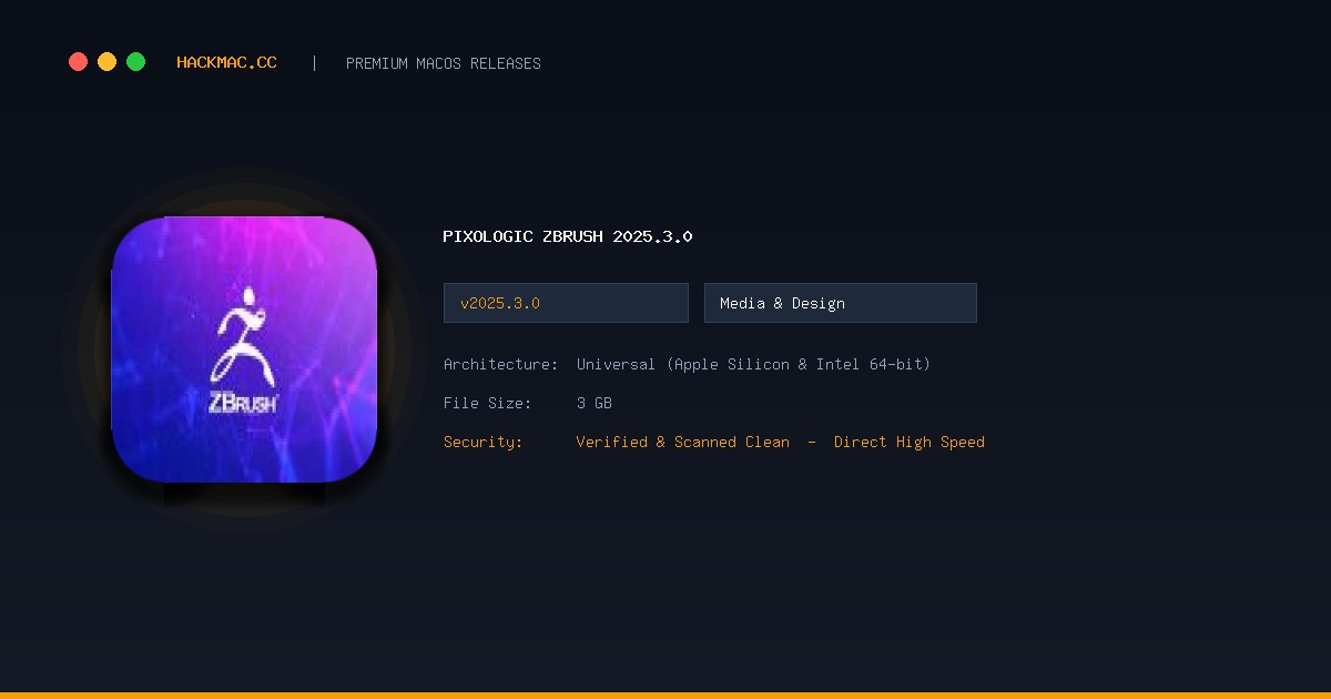 Pixologic Zbrush 2025.3.0 screenshot
