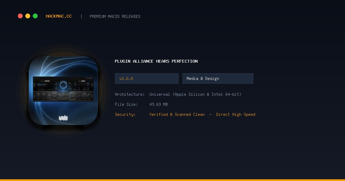Plugin Alliance HEARS Perfection screenshot