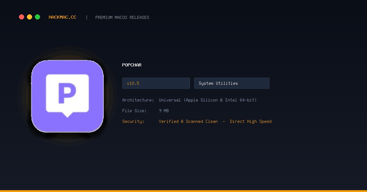 PopChar screenshot