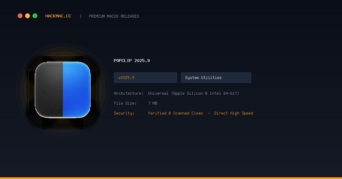 PopClip 2025.9 screenshot