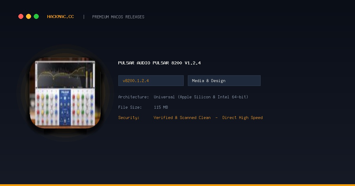 Pulsar Audio Pulsar 8200 v1.2.4 screenshot