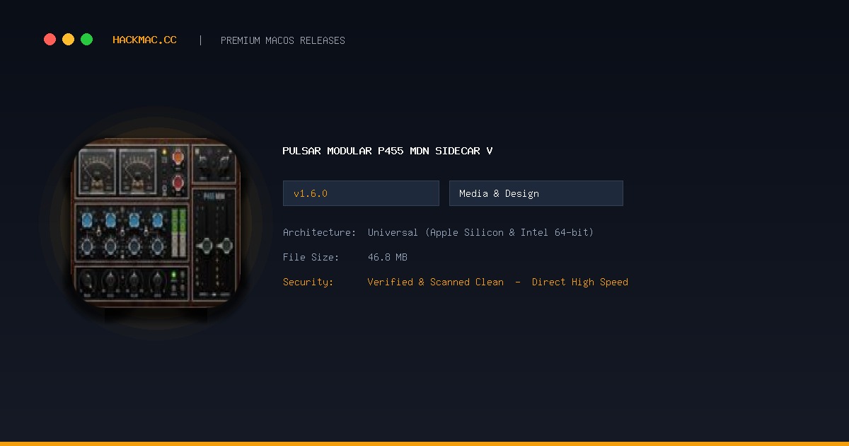 Pulsar Modular P455 MDN Sidecar v screenshot