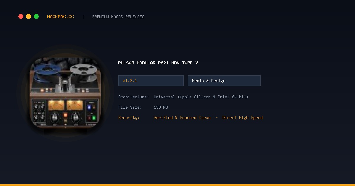 Pulsar Modular P821 MDN Tape v screenshot
