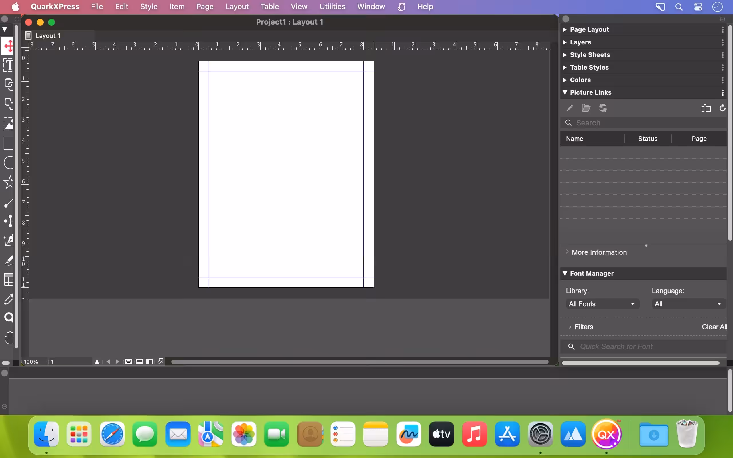 QuarkXPress 2024 Captura 1