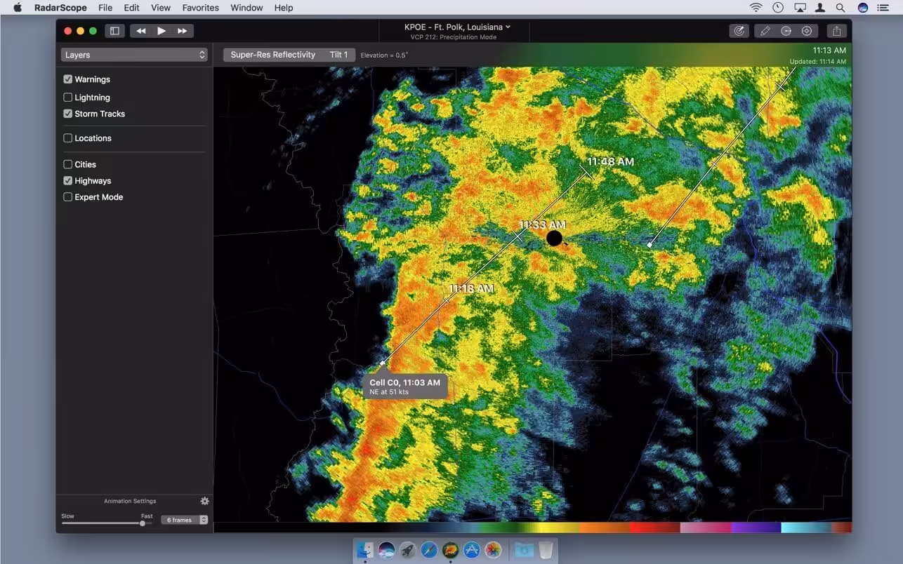 RadarScope Captura 1