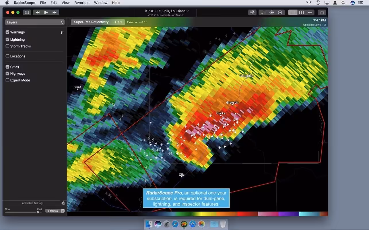 RadarScope Captura 2