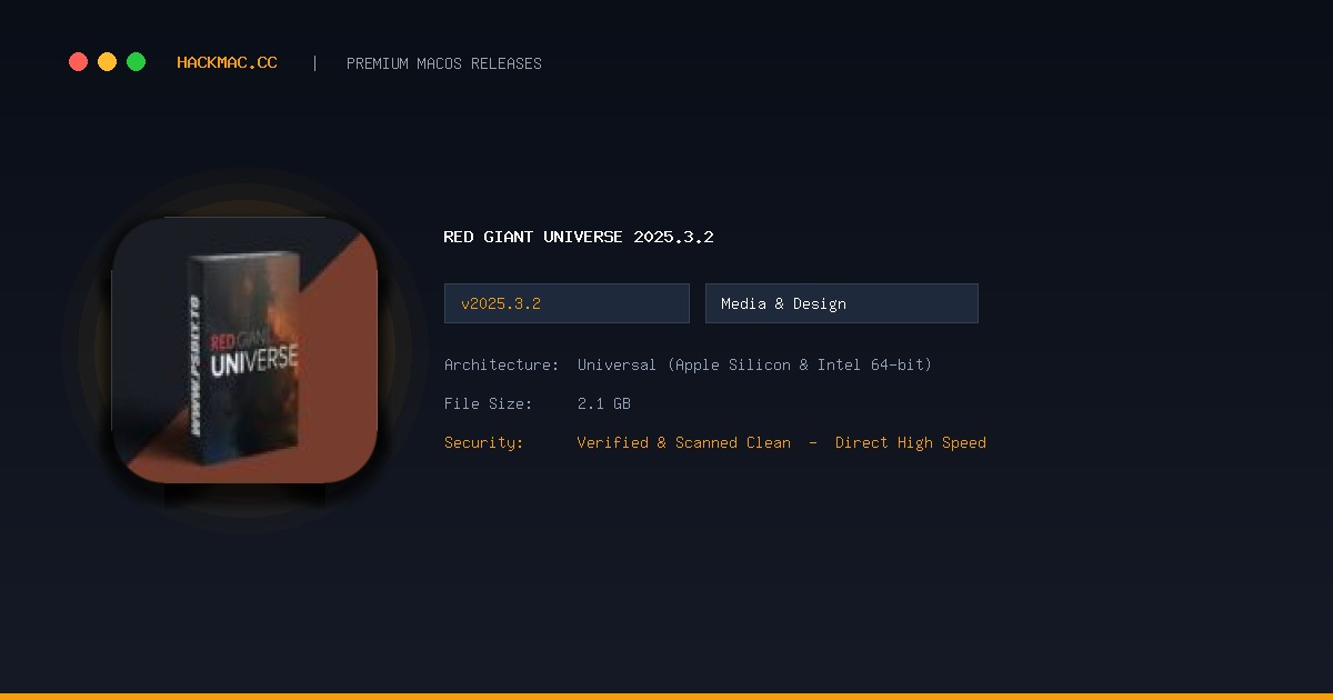 Red Giant Universe 2025.3.2 screenshot
