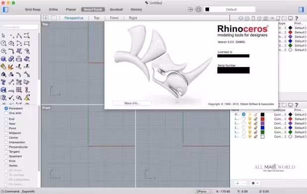 Rhinoceros Captura 1