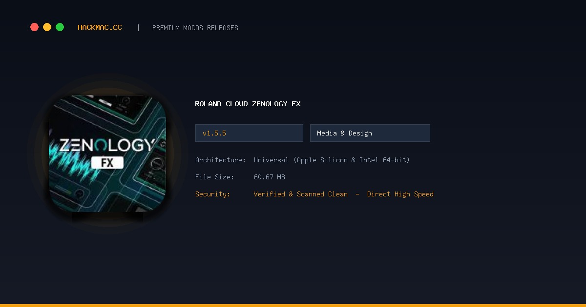 Roland Cloud ZENOLOGY FX screenshot
