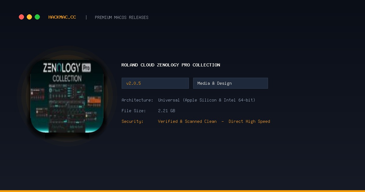 Roland Cloud ZENOLOGY Pro Collection screenshot