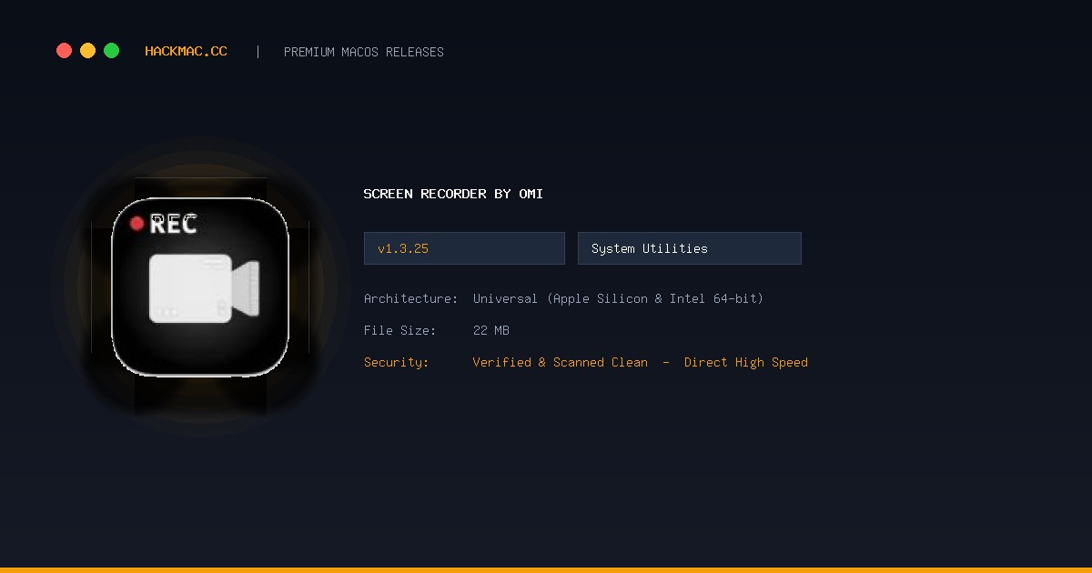Screen Recorder by Omi screenshot