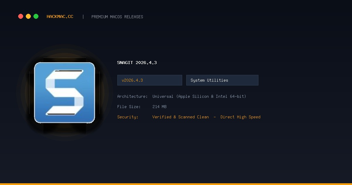 Snagit 2026.4.3 screenshot