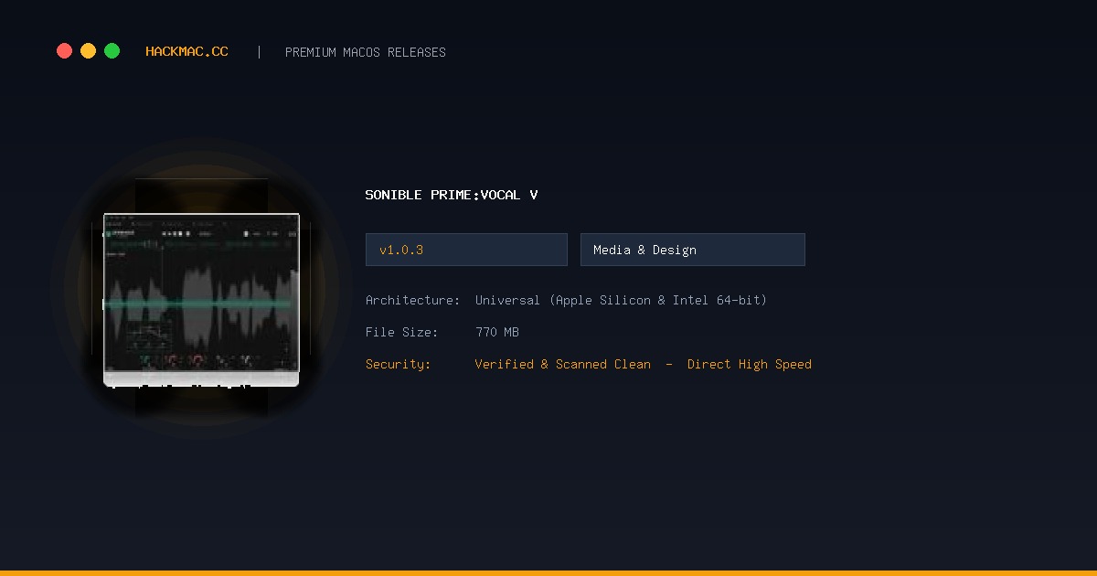 Sonible prime:vocal v screenshot