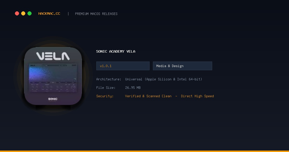 Sonic Academy VELA screenshot