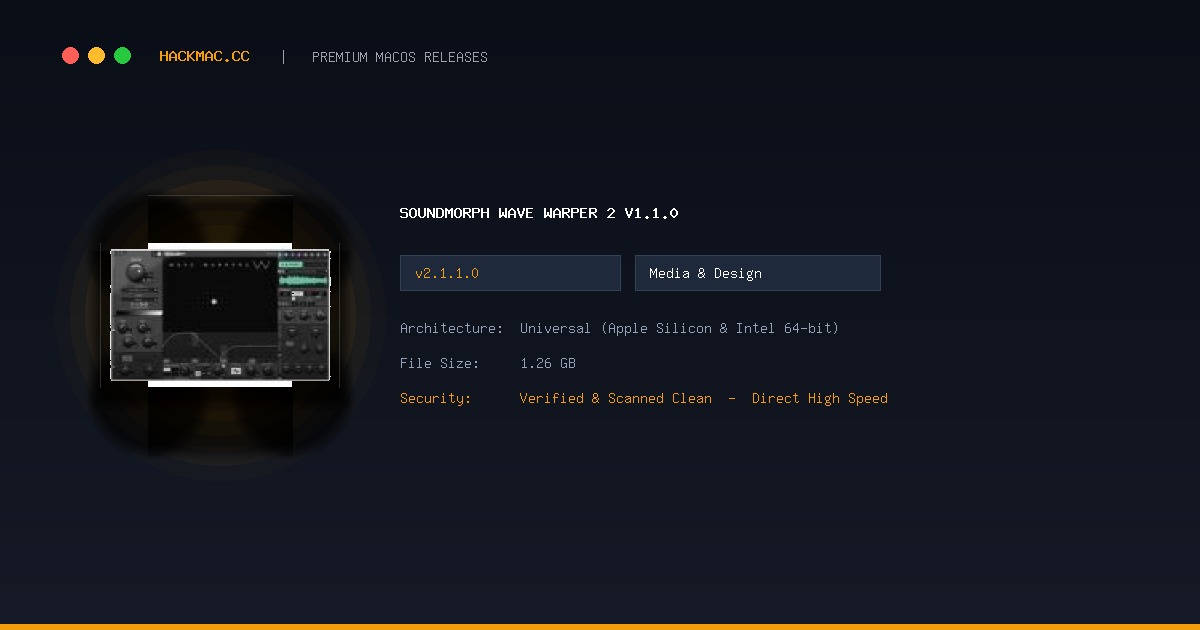 SoundMorph Wave Warper 2 v1.1.0 screenshot